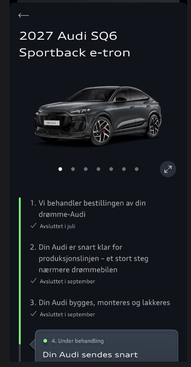Fremdrift for ny bil
